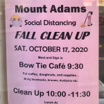 Mt. Adams Fall Clean Up Poster